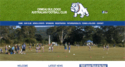 Desktop Screenshot of ormeauafl.com.au